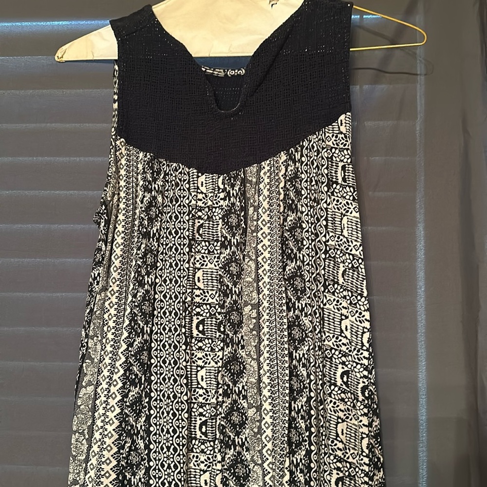 Navy nit tunic